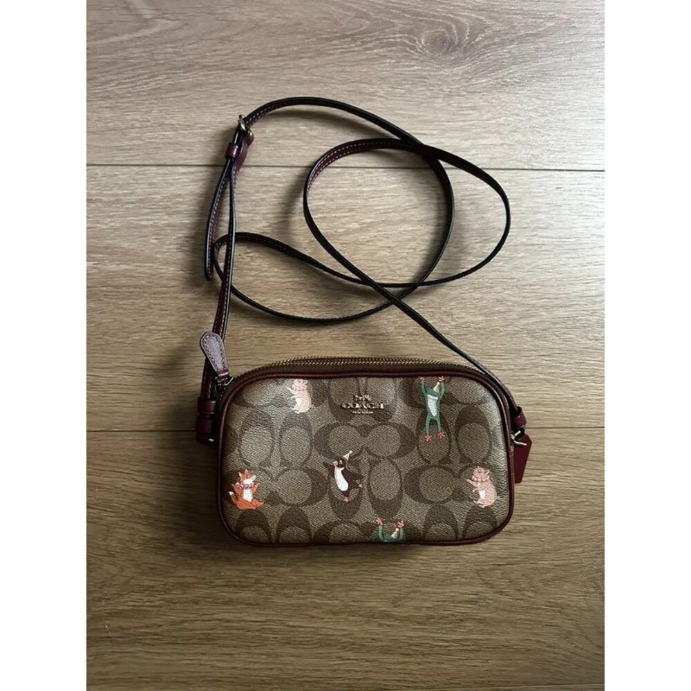 Coach Signature Party Animal Crossbody